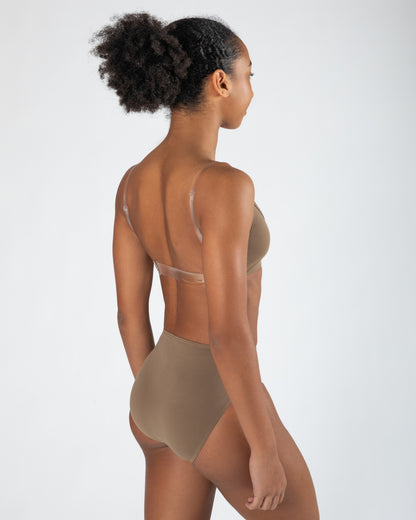 Clear Back Bra Ladies - WHEAT