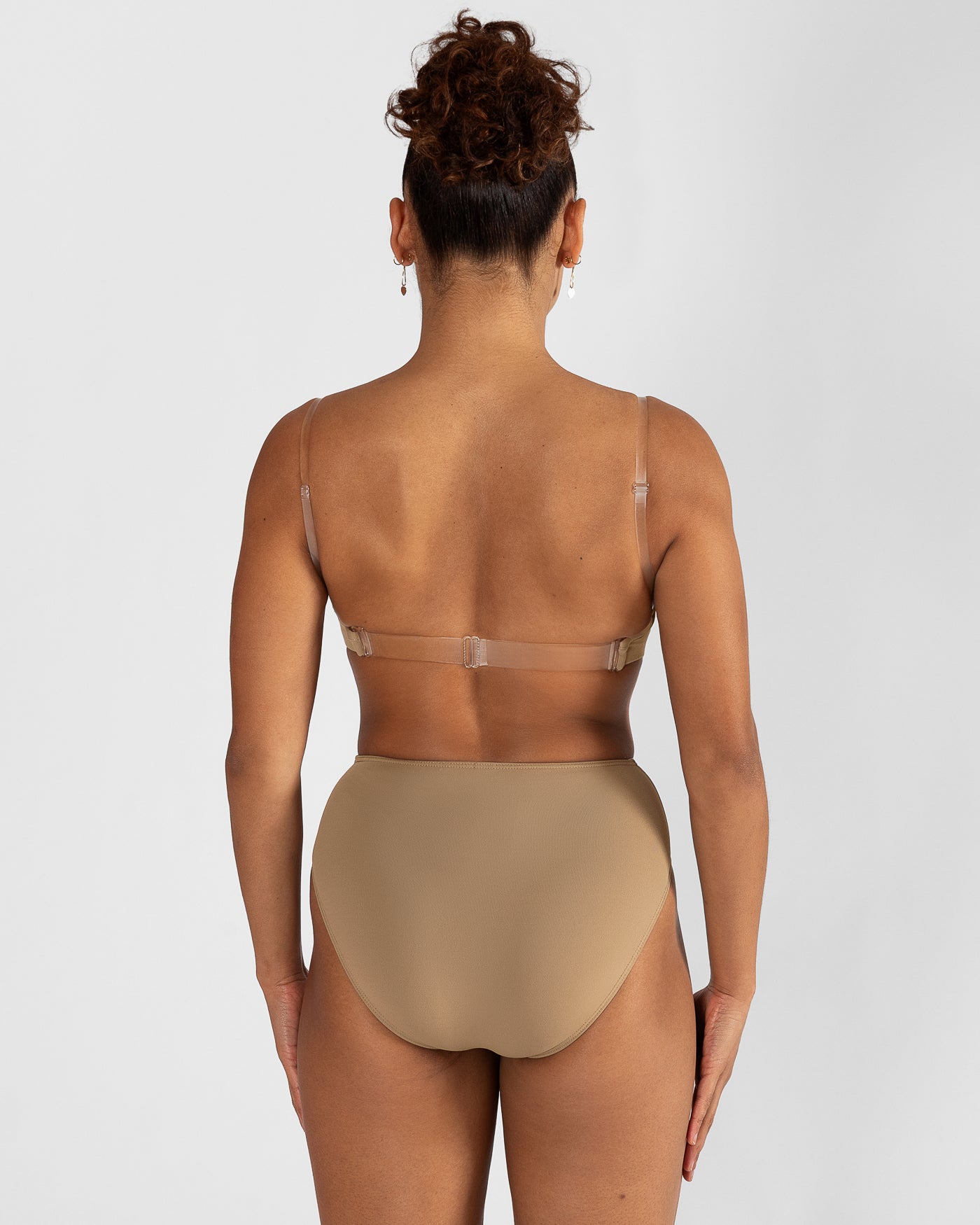 Clear Back Bra Ladies - WHEAT