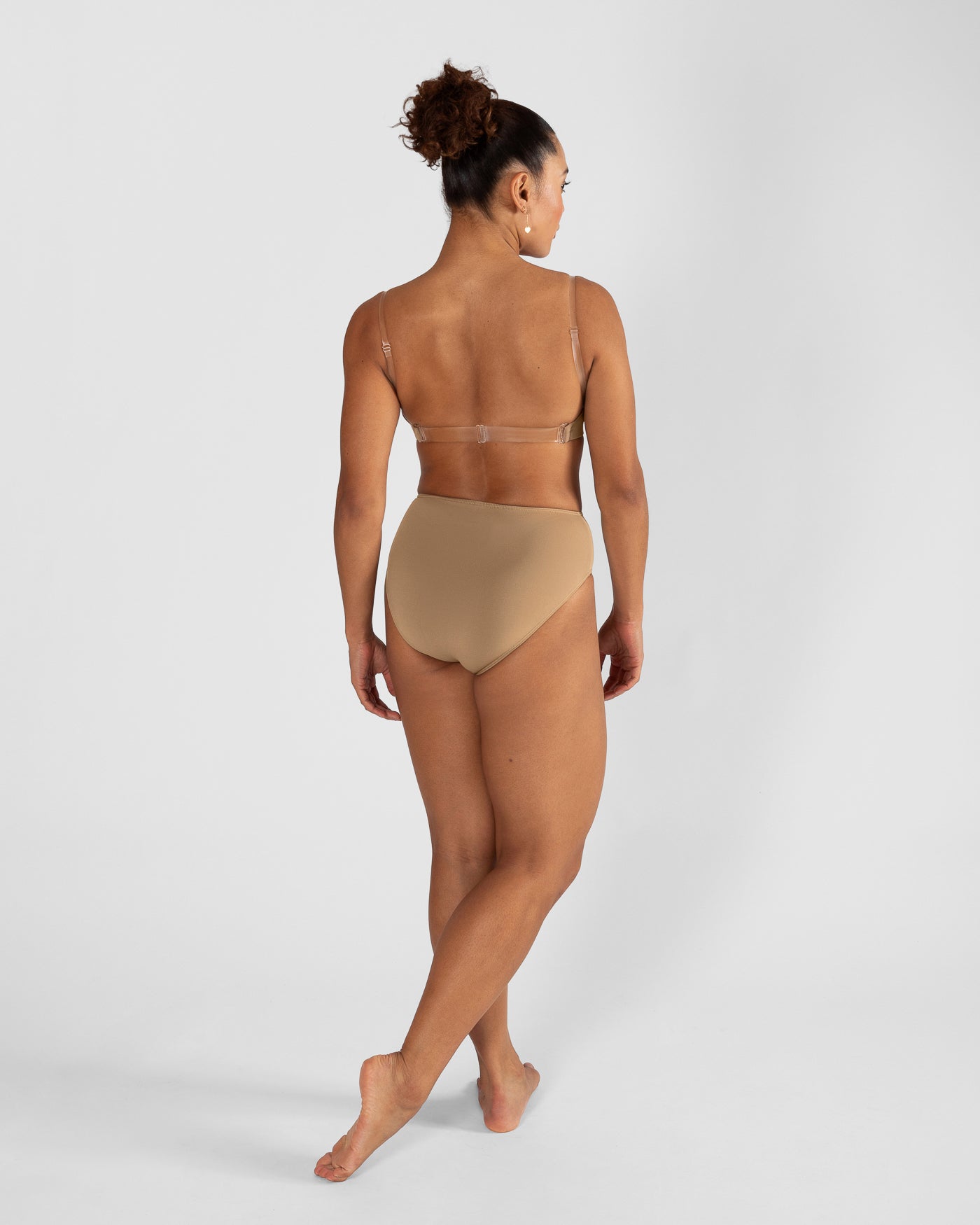 Clear Back Bra Ladies - WHEAT