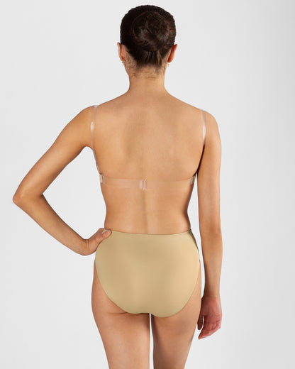 Clear Back Bra Ladies - WHEAT