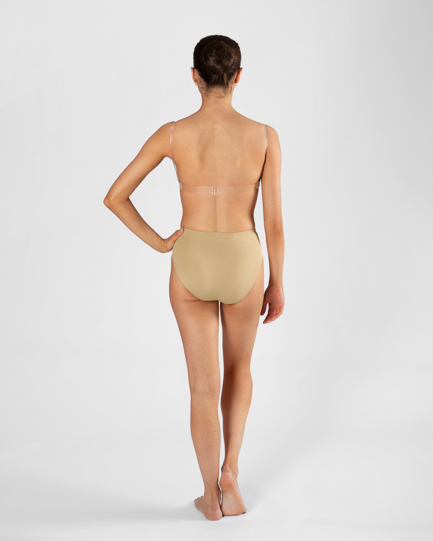 Clear Back Bra Ladies - WHEAT