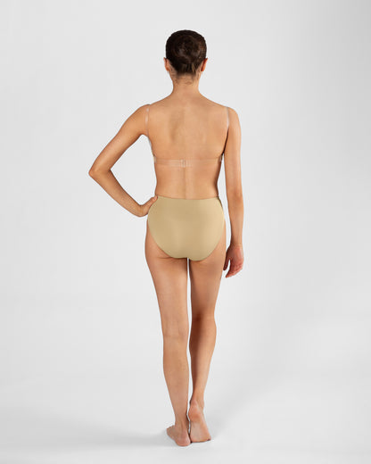 Clear Back Bra Ladies - WHEAT