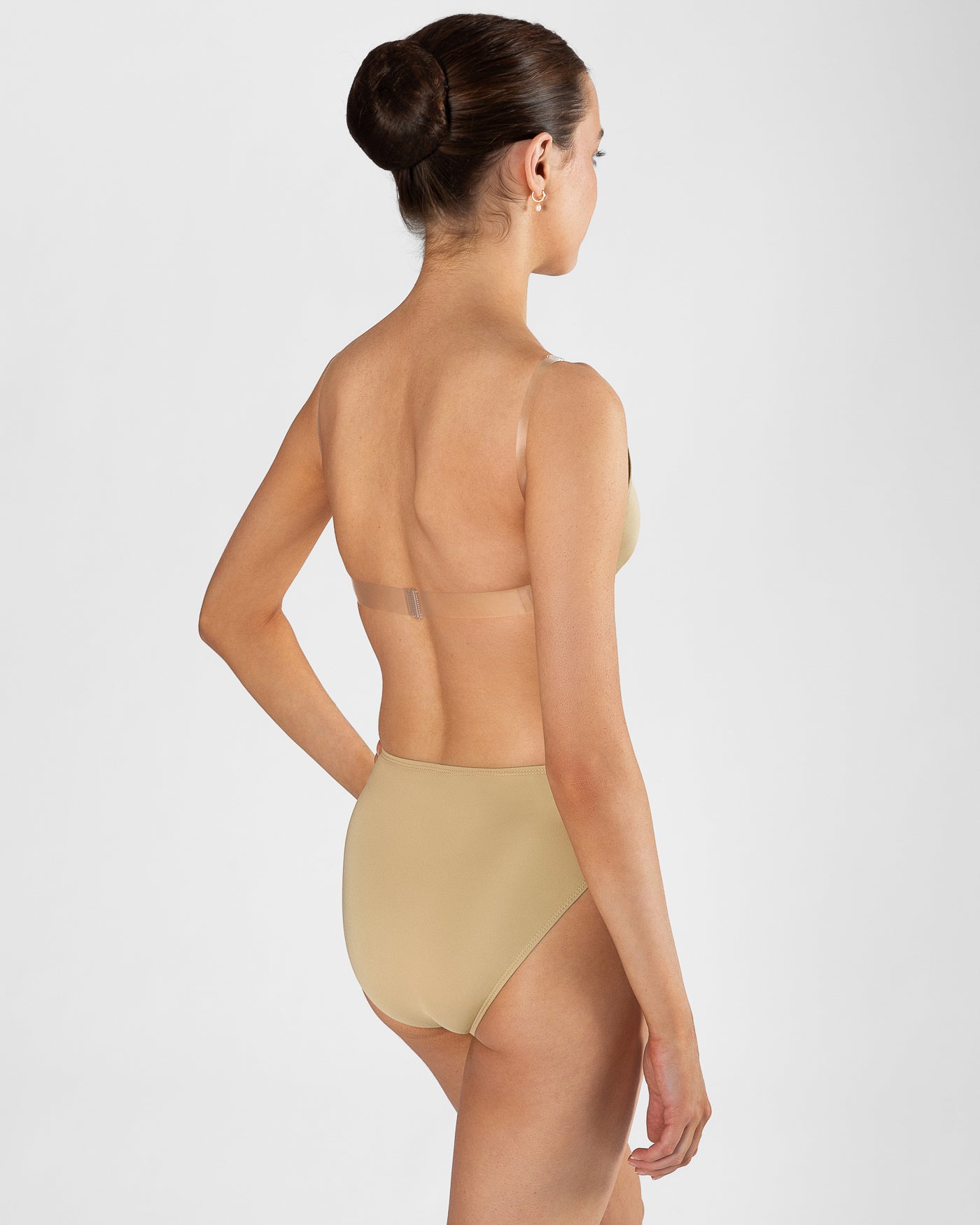 Clear Back Bra Ladies - WHEAT
