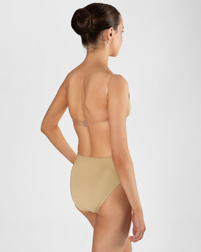 Clear Back Bra Ladies - WHEAT