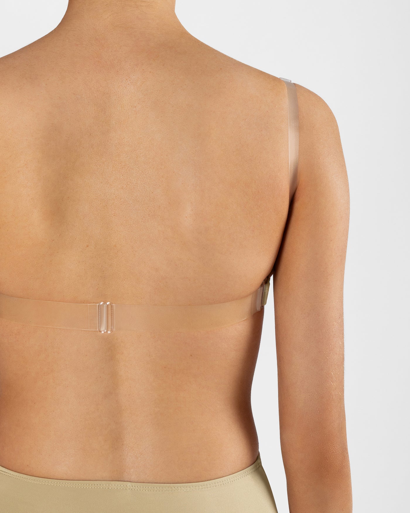 Clear Back Bra Ladies - WHEAT