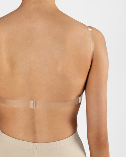 Clear Back Bra with Cups Adults