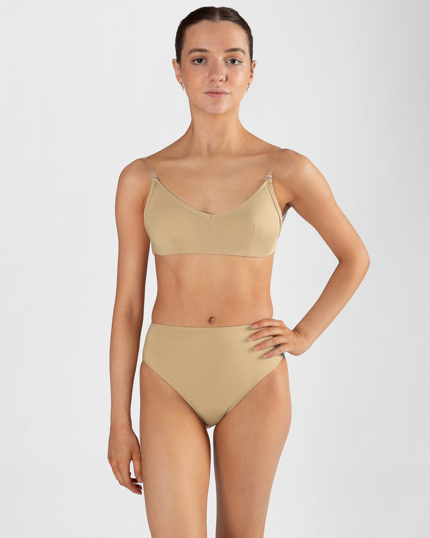 Clear Back Bra with Cups Adults