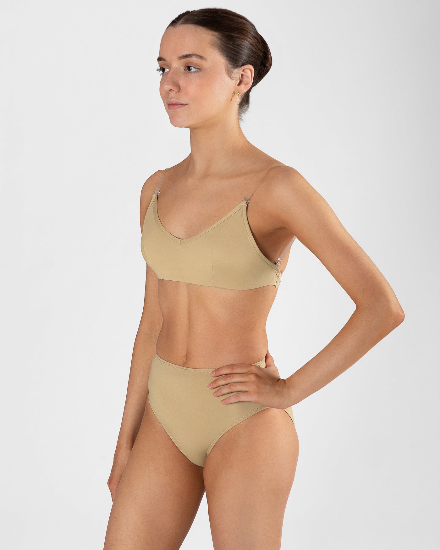 Clear Back Bra with Cups Adults