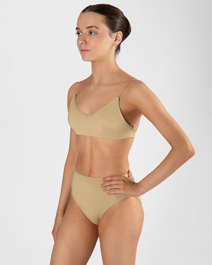Clear Back Bra with Cups Adults