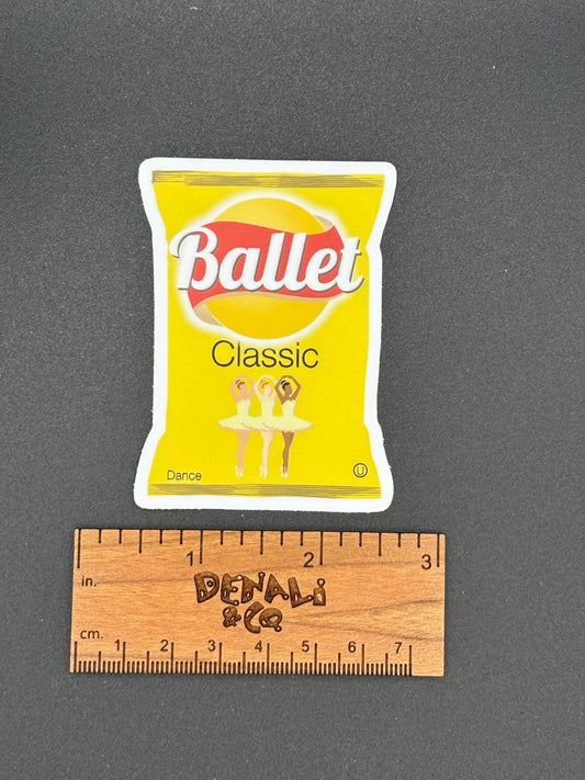 Ballet Chips Vinyl Sticker