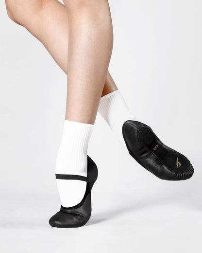 Ballet Shoe Full Sole Adults - BLACK