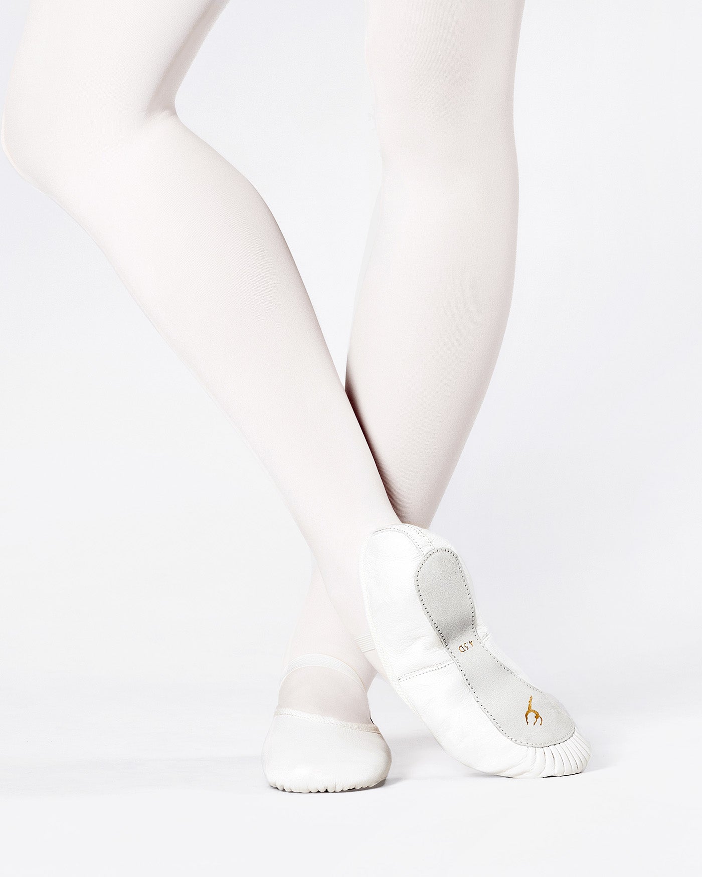 Ballet Shoe Full Sole Childs - WHITE