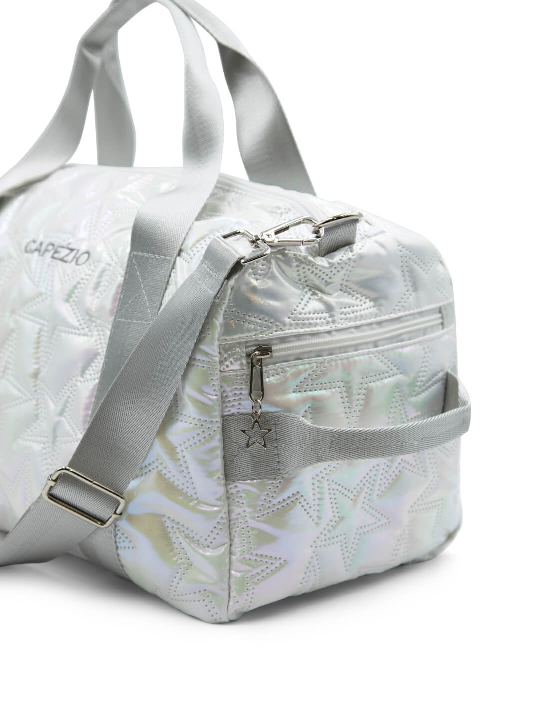 Metallic Star Duffle Bag - SILVER