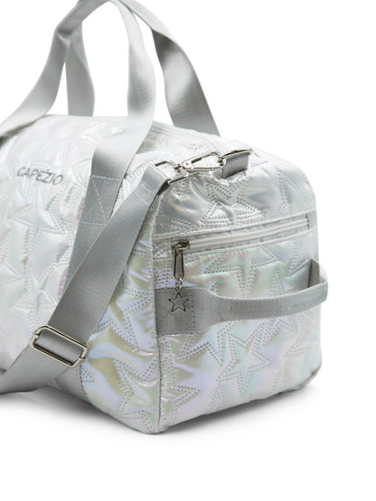 Metallic Star Duffle Bag - SILVER