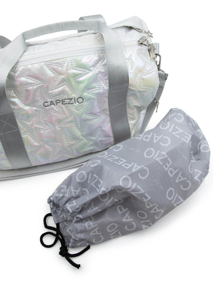 Metallic Star Duffle Bag - SILVER