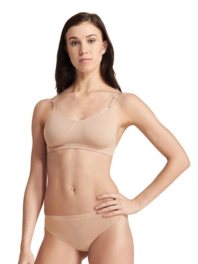 Seamless Clear Back Bra Adults
