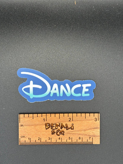 Disney Dance Vinyl Sticker