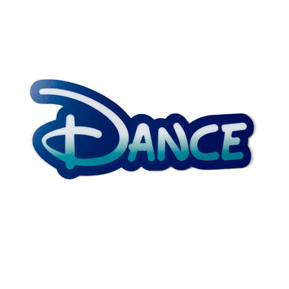 Disney Dance Vinyl Sticker