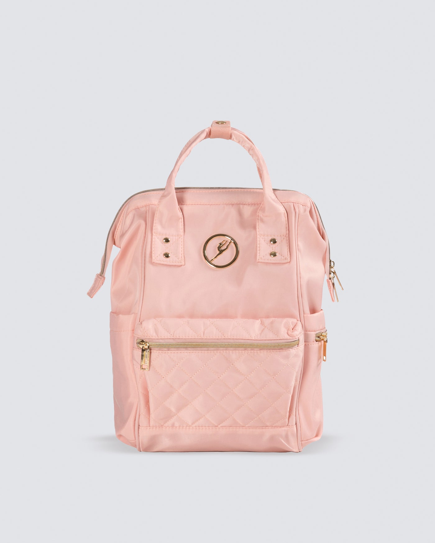 Nova Small Quilted Backpack - PINK