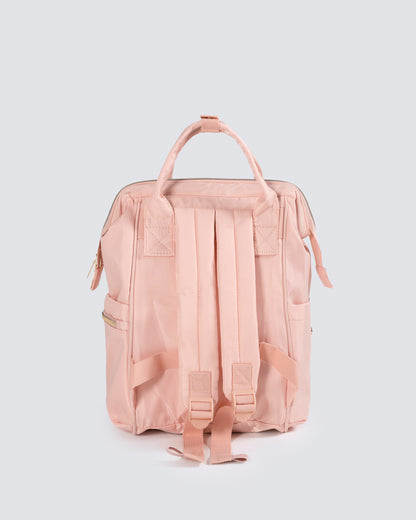 Nova Small Quilted Backpack - PINK