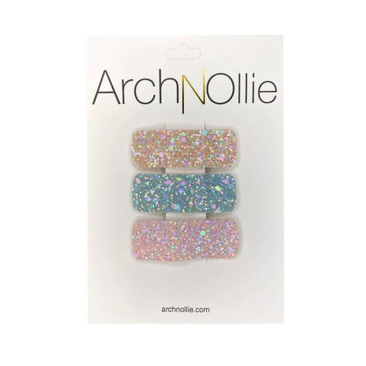 Glitter Snap Clips