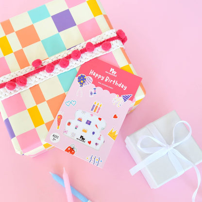 Happy Birthday Nail Stickers