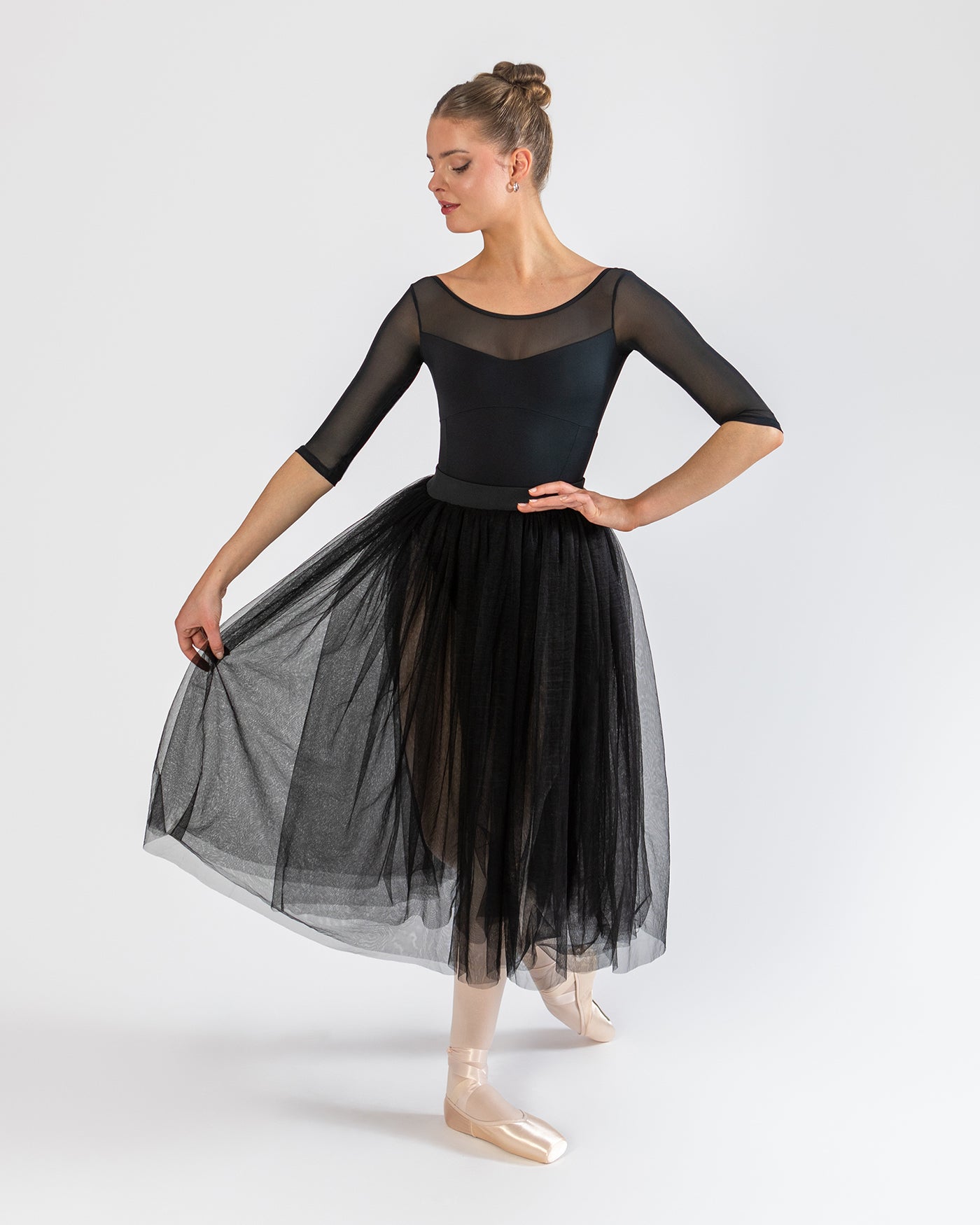 Amelia 3/4 Sleeve Leotard