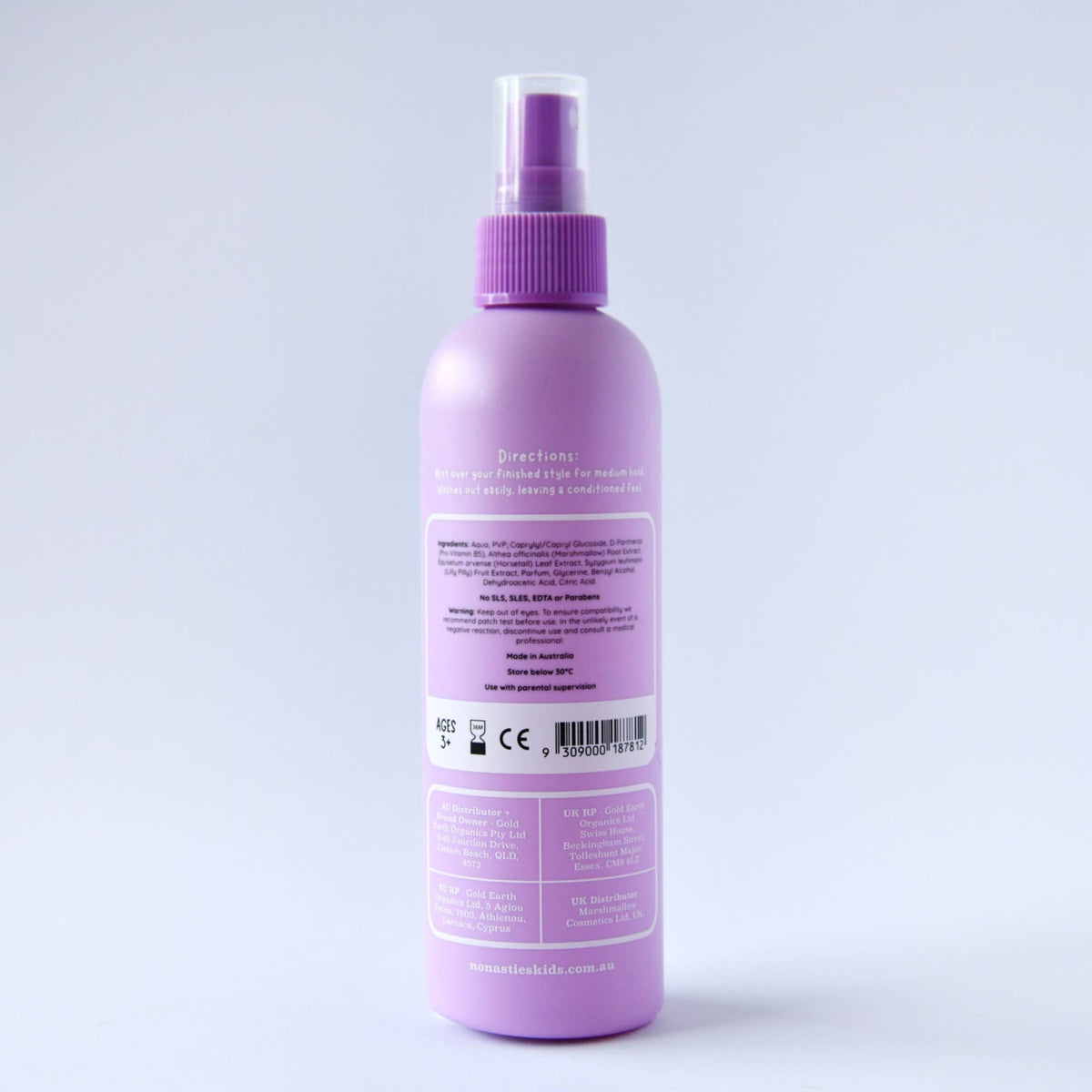 Lavander and Lime Natural Hair Spray
