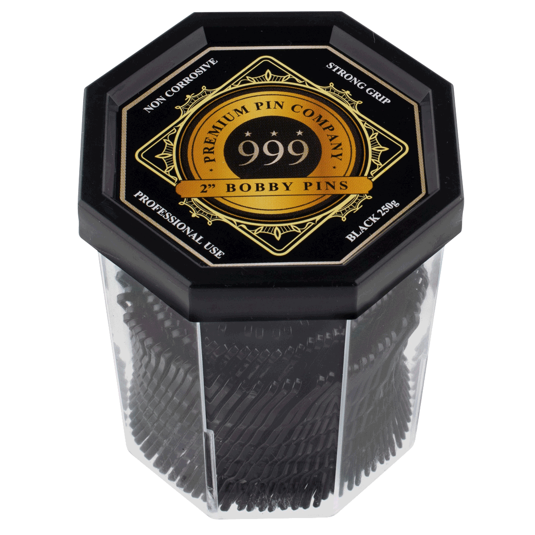 999 Bobby Pins 2in - BLACK