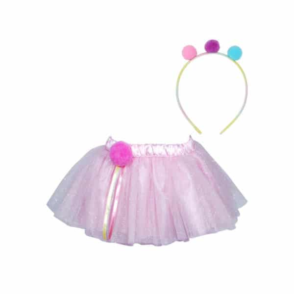 Dreamer Dancer Tutu and Headband Set -Pale Pink