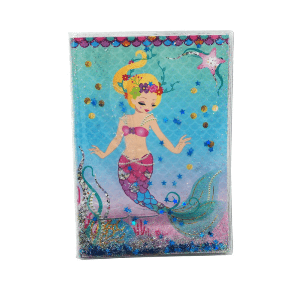 Mermaid Glitter notebook