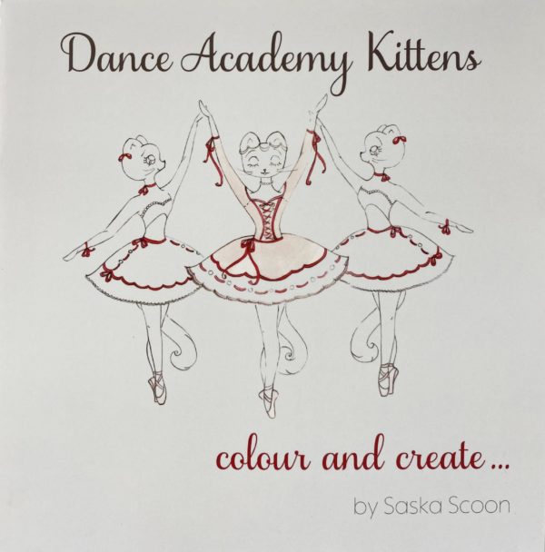 Dance Academy Kittens Colouring Book