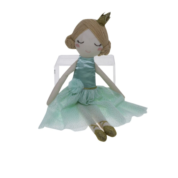 Ballerina Doll with Green Dress