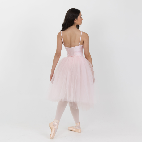 MSemis Kids Girls Criss Cross Back Sequins Camisole Ruffles Tutu Skirts Lyrical Dance/Ballet/Activewear Dress 