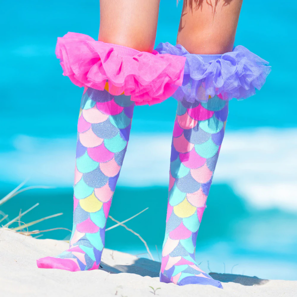 Mermaid Frills Knee High SOcks