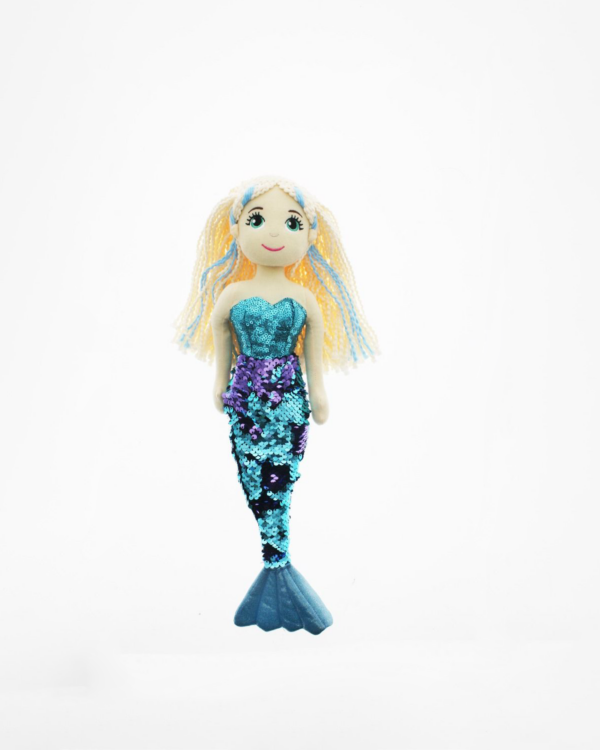 Lucy Blue Multi Sequin Mermaid