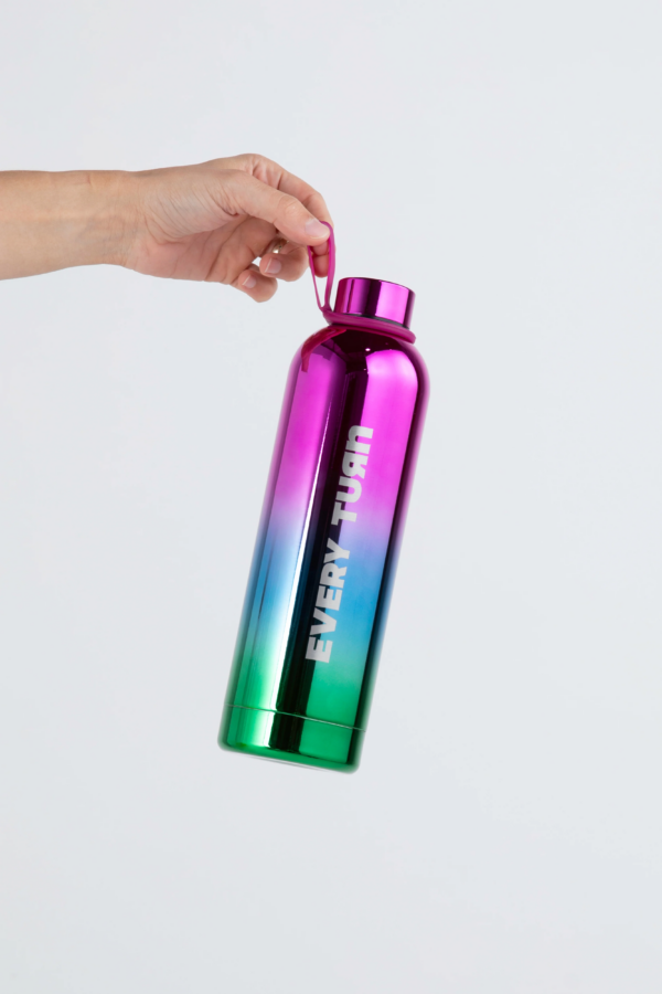 EveryTurn Rainbow Chrome Water Bottle