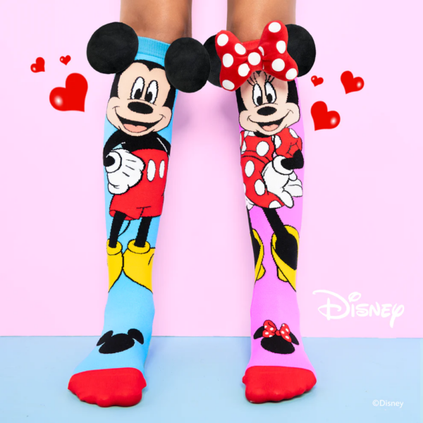 Mickey and Minnie Knee High Socks