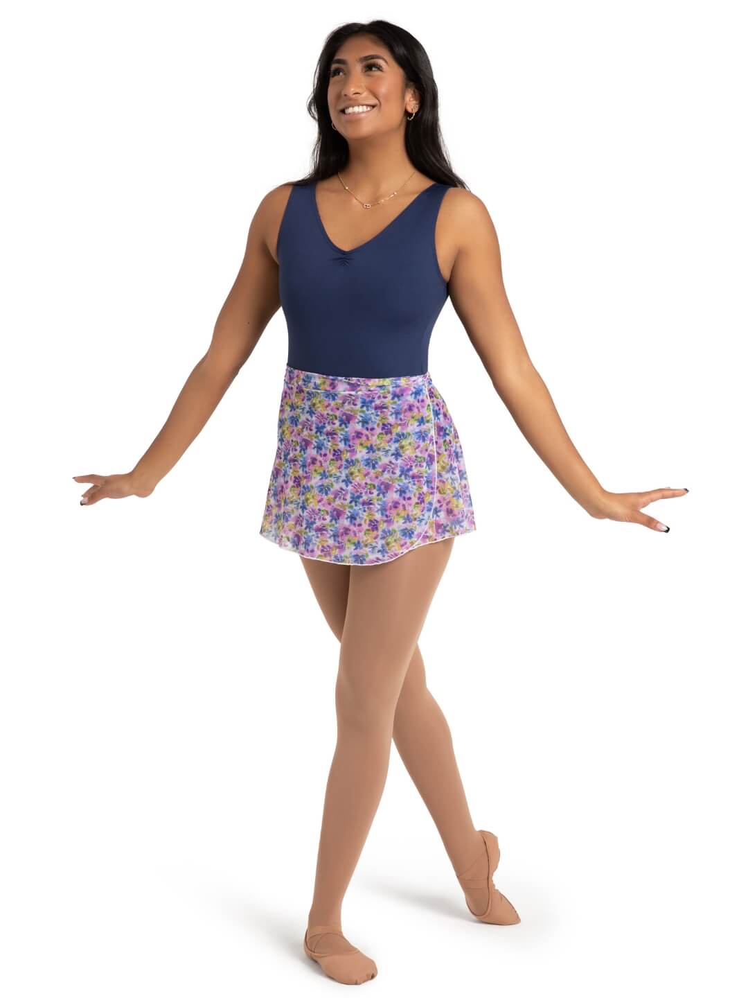 Capezio Printed Wrap Skirt - Image 7